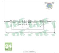 Cavo filo freno a mano LPR Posteriore per MERCEDES SPRINTER 616 524 519 518 516