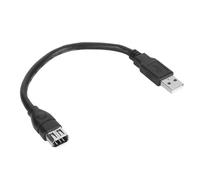 Cavo Firewire, Cavo Adattatore IEEE 1394 da 6 Pin Femmina a USB 2.0 AM per la Maggior Parte delle Videocamere DV, 20 Cm