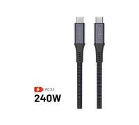 CAVO FIXED Armor USB-C, USB-C, 2 m, Ricarica rapida, Tessuto intrecciato, Compatibile universale
