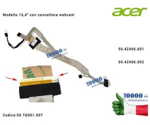 Cavo Flat LCD ACER TravelMate 5230 5330 5530 5730 5530G 5730G Extensa 5230 5230E