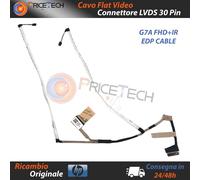 Cavo Flat LCD per Notebook HP p/n DD0G7ALC111 - G7A FHD+IR EDP CABLE Versione 2