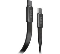 Cavo flat SBS USB-C - USB-C, connettore piatto 60W, 1mt, nero