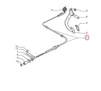 CAVO FLESSIBILE COMANDO DISINNESTO FRIZIONE FIAT TIPO - TEMPRA ORIGINALE 7784315
