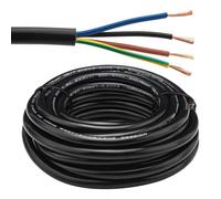 Cavo Flessibile Da 0,50-2,5 Mm², Anima In Rame Privo Di Ossigeno, Isolamento In PVC, Cavo Di Segnale Di Controllo Multipolare Da 25-100 Piedi, for Sistemi Di Controllo(50ft,0.75mm2-6C)