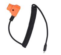 Cavo Flessibile di Alimentazione USB C a Cavo di Alimentazione a Spirale con Rubinetto D Cavo di Prolunga per Ricarica Batteria con Montaggio a V Leggero Portatile per Uso Esterno