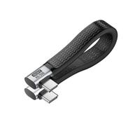 Cavo Flessibile di Tipo C A Doppia Testa con Piegatura Laterale, Trasmissione Ad Alta Velocità USB4, Ricarica Rapida da 240 W, Cavo Dati PD3.1 8K