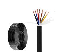 Cavo Flessibile For Catena Portacavi Da 0,3-2,5 Mm², TRVV, Filo Di Controllo In PVC Multipolare Non Schermato 4/5C, Conduttore In Rame Puro for Automazione Industriale(25ft,0.30mm²-4C)