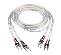Cavo For Altoparlanti Audio, For, Banane Da 4 A O 2, For Biwire, Spina A Banana Placcata In Argento OCC 5N(2banan to 2bana,2.5m)