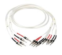 Cavo For Altoparlanti Audio, For, Banane Da 4 A O 2, For Biwire, Spina A Banana Placcata In Argento OCC 5N(2banan to 4bana,2m)