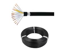 Cavo For Catena Portacavi Ad Alta Flessibilità EVV Da 300/500 V, Rame Privo Di Ossigeno, Anima Non Tessuta, Da -10 °C A +70 °C - Cavo Di Alimentazione E Controllo For Automazione(100ft,2.50mm²-4C)