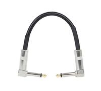 Cavo for effetti for chitarra, cavo for pedale da 15 cm, cavo patch for strumenti, filo for effetti for chitarra elettrica da 6,35 mm, accessorio for testa in metallo