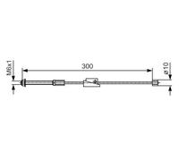 BOSCH 1 987 482 132 Cavo freno a mano