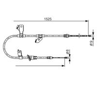 BOSCH 1 987 482 247 Cavo freno a mano