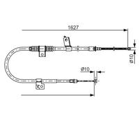 Cavo freno a mano 1 987 482 274 BOSCH per PEUGEOT MITSUBISHI CITROËN