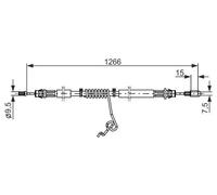 BOSCH 1 987 482 281 Cavo freno a mano