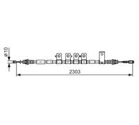 BOSCH 1 987 482 403 Cavo freno a mano