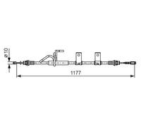 BOSCH 1 987 482 404 Cavo freno a mano