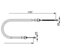 BOSCH 1 987 482 410 Cavo freno a mano