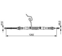 Cavo freno a mano 1 987 482 462 BOSCH per FORD TRANSIT Autobus TRANSIT Furgone