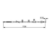 BOSCH 1 987 482 618 Cavo freno a mano