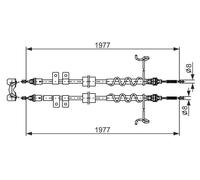 BOSCH 1 987 482 870 Cavo freno a mano