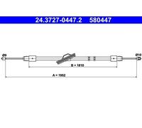 Cavo freno a mano 24.3727-0447.2 ATE per MERCEDES-BENZ CLASSE E T-Model CLASSE E