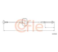 Cavo freno a mano anteriore 10.5416 COFLE per FORD FOCUS I FOCUS I Turnier