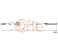 Cavo freno a mano anteriore 10.6855 COFLE per OPEL RENAULT