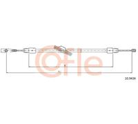Cavo freno a mano anteriore 10.9436 COFLE per MERCEDES-BENZ CLASSE C CLK
