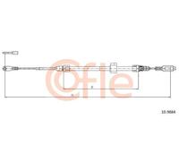 Cavo freno a mano anteriore 10.9884 COFLE per MERCEDES-BENZ VW