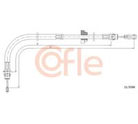 Cavo freno a mano anteriore 11.5586 COFLE per FORD TRANSIT Autobus