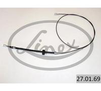 Cavo freno a mano anteriore 27.01.69 LINEX per MERCEDES-BENZ VW