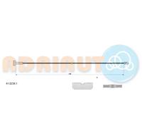 Cavo freno a mano centro 41.0238.1 ADRIAUTO per NISSAN RENAULT OPEL