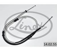 Cavo freno a mano Dx 14.02.55 LINEX per FIAT DOBLO MPV / Space wagon