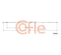 Cavo freno a mano Freno a disco 92.1.RE015 COFLE per RENAULT FLUENCE