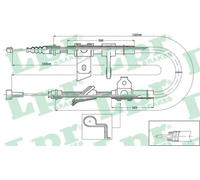 Cavo freno a mano Freno a disco C0021B LPR per ALFA ROMEO LANCIA