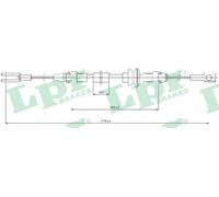 Cavo freno a mano Freno a disco C0368B LPR per RENAULT OPEL NISSAN