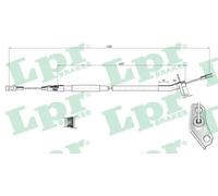 Cavo freno a mano Freno a disco C0446B LPR per VW MERCEDES-BENZ