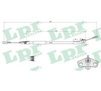 Cavo freno a mano Freno a disco C0448B LPR per MERCEDES-BENZ VW