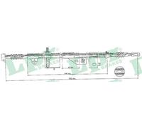 Cavo freno a mano Freno a disco C0500B LPR per NISSAN PRIMERA PRIMERA Hatchback