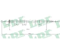 Cavo freno a mano Freno a disco C0520B LPR per FIAT PANDA