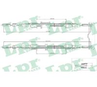 Cavo freno a mano Freno a disco C0571B LPR per OPEL ASTRA F Hatchback