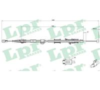 Cavo freno a mano Freno a disco C0920B LPR per VOLVO S40 I V40 Familiare