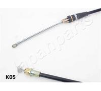 Cavo freno a mano Freno a tamburo BC-K05 JAPANPARTS per KIA RIO I Hatchback