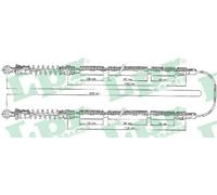 Cavo freno a mano Freno a tamburo C0203B LPR per FIAT CINQUECENTO SEICENTO / 600