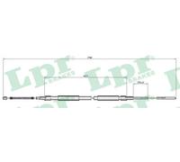 Cavo freno a mano Freno a tamburo C0306B LPR per VW GOLF I GOLF I Cabriolet