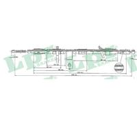 Cavo freno a mano Freno a tamburo C0321B LPR per HYUNDAI ACCENT I ACCENT II