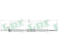 Cavo freno a mano Freno a tamburo C0517B LPR per FIAT PANDA