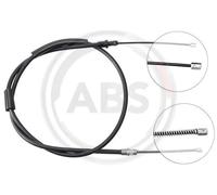 Cavo freno a mano Freno a tamburo K10297 A.B.S. per CITROËN PEUGEOT