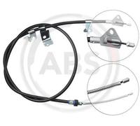 Cavo freno a mano Freno a tamburo K19457 A.B.S. per TOYOTA YARIS